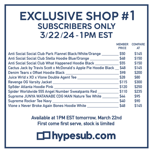 Exclusive Shop -  Access